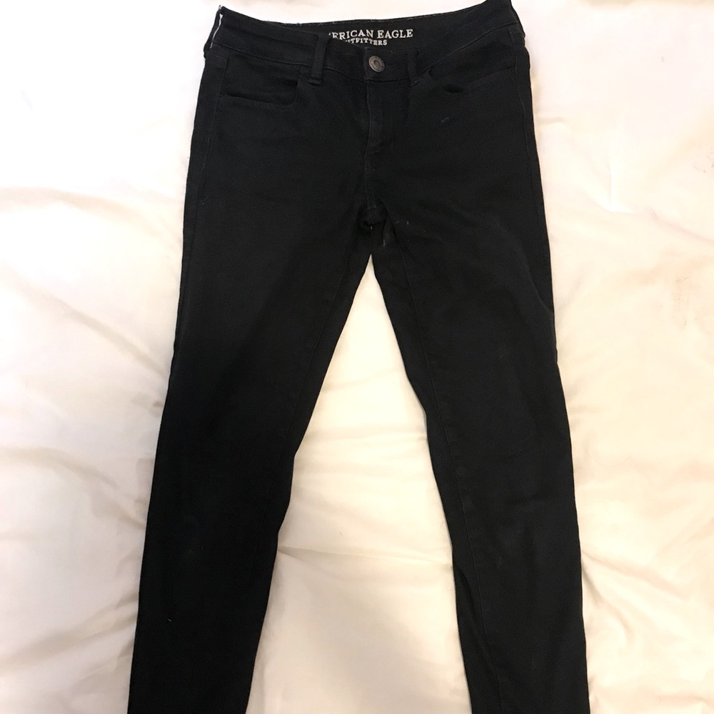 Black skinny jeans size 4